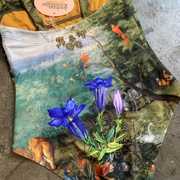 Vivienne Westwood NWT 530$ Andreas Kronthaler painting 1 piece Swim Suit - Picture 7 of 11